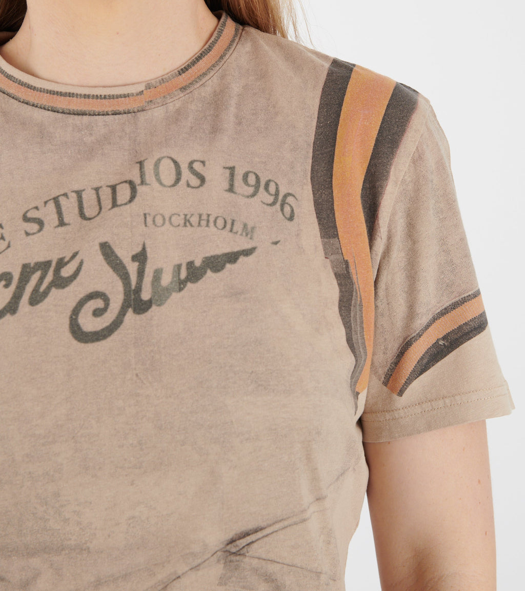 Graphic T-shirt Sand Beige
