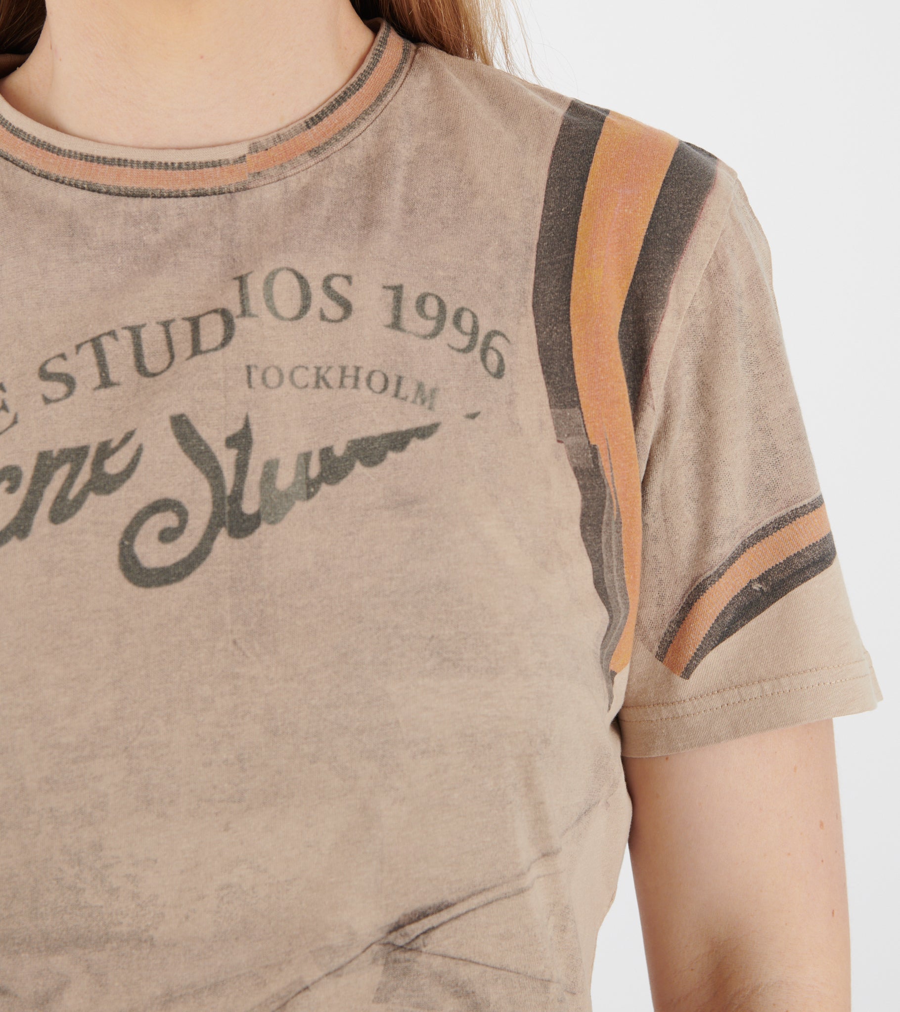 Graphic T-shirt Sand Beige