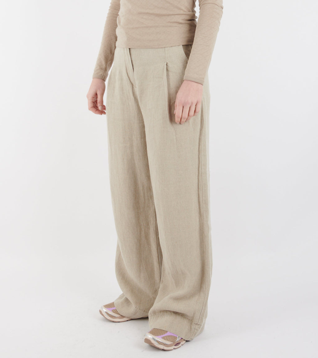 Willy Pant Heavy Linen Pure Natural