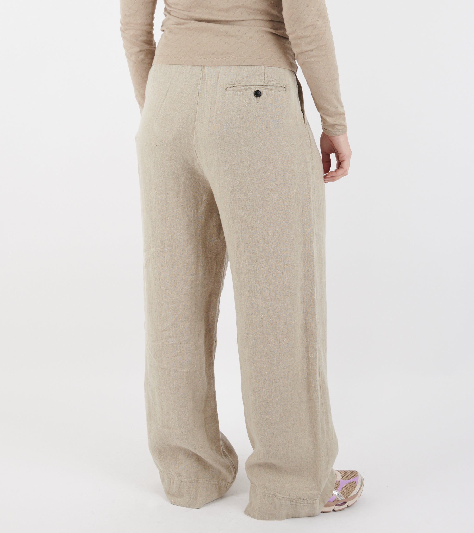 Willy Pant Heavy Linen Pure Natural