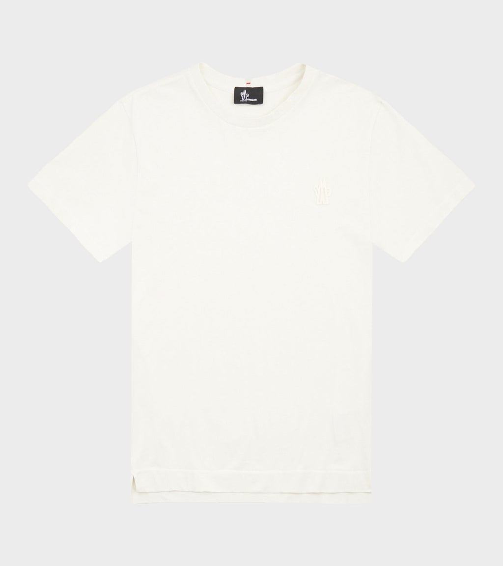 Logo Patch Cotton Blend S/S T-shirt White