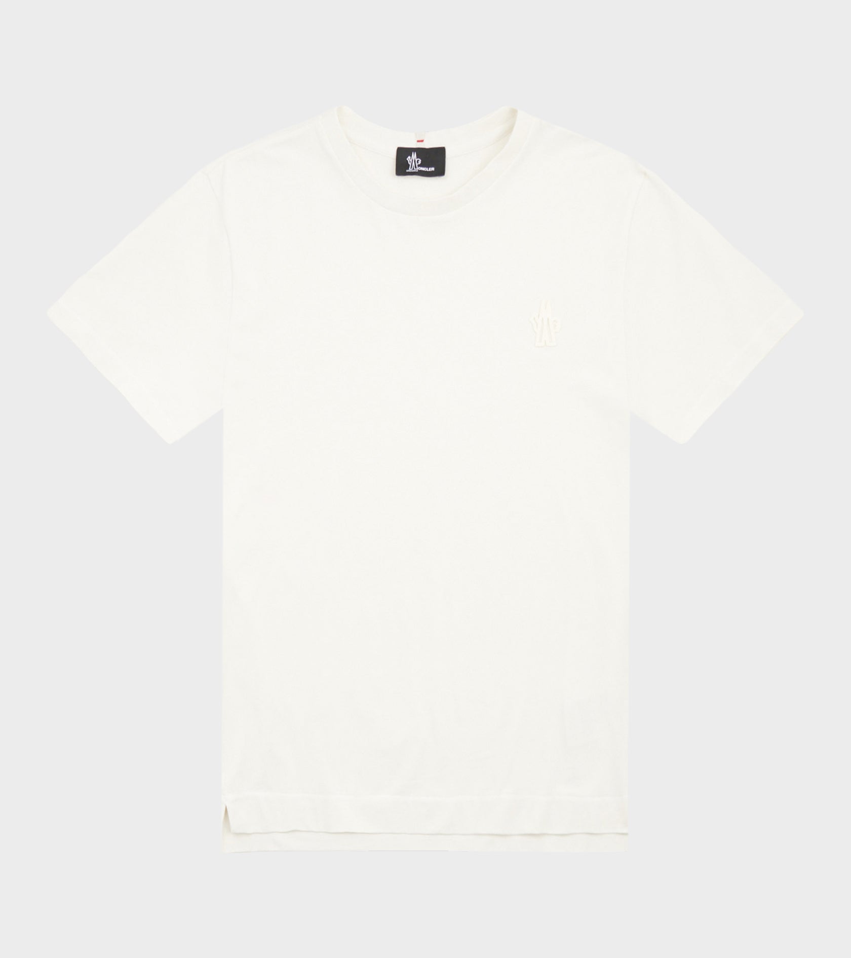 Logo Patch Cotton Blend S/S T-shirt White