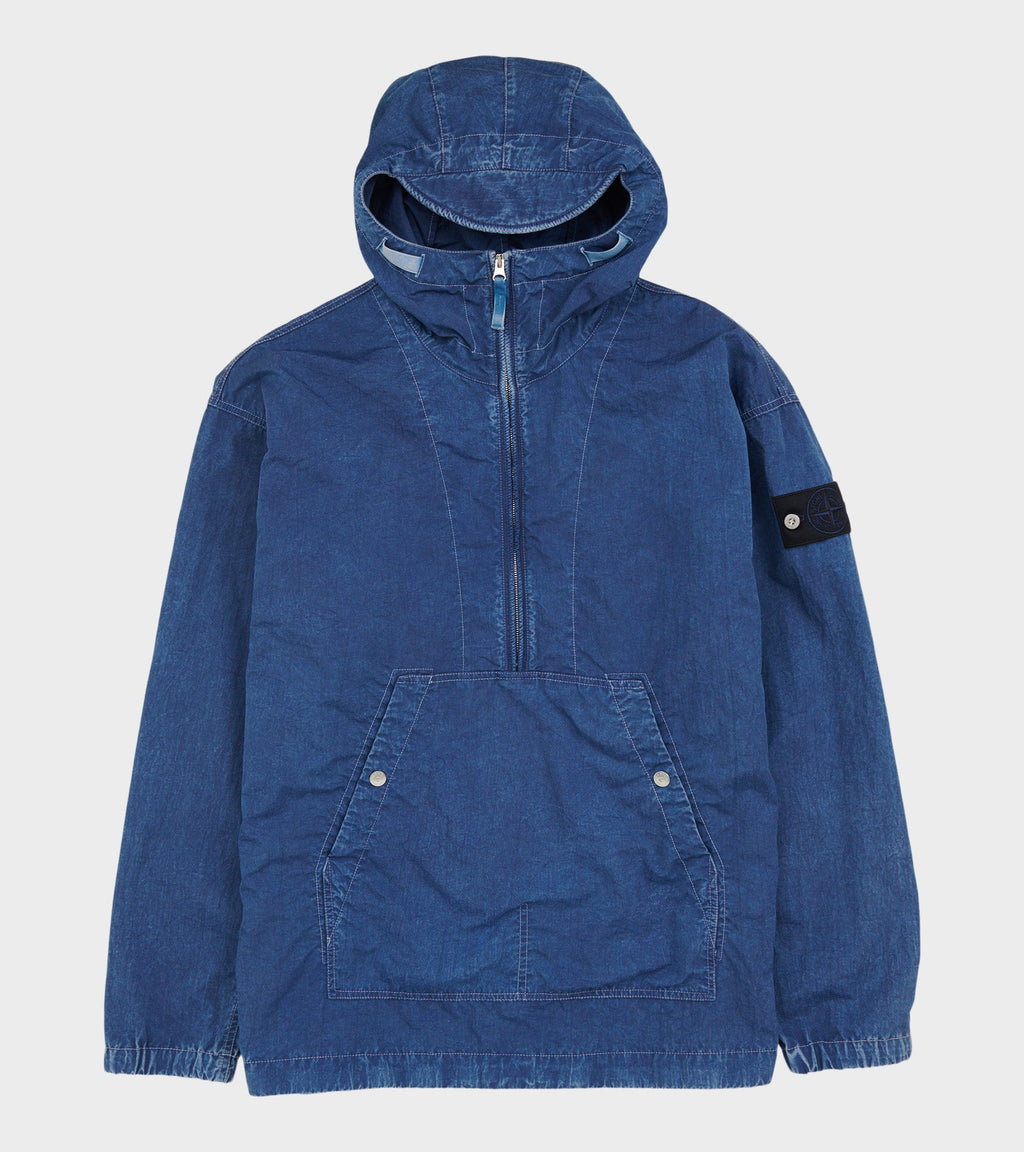 Hollow Fibre Nylon Indigo-TC + Marmo Corrosion Jacket Blue