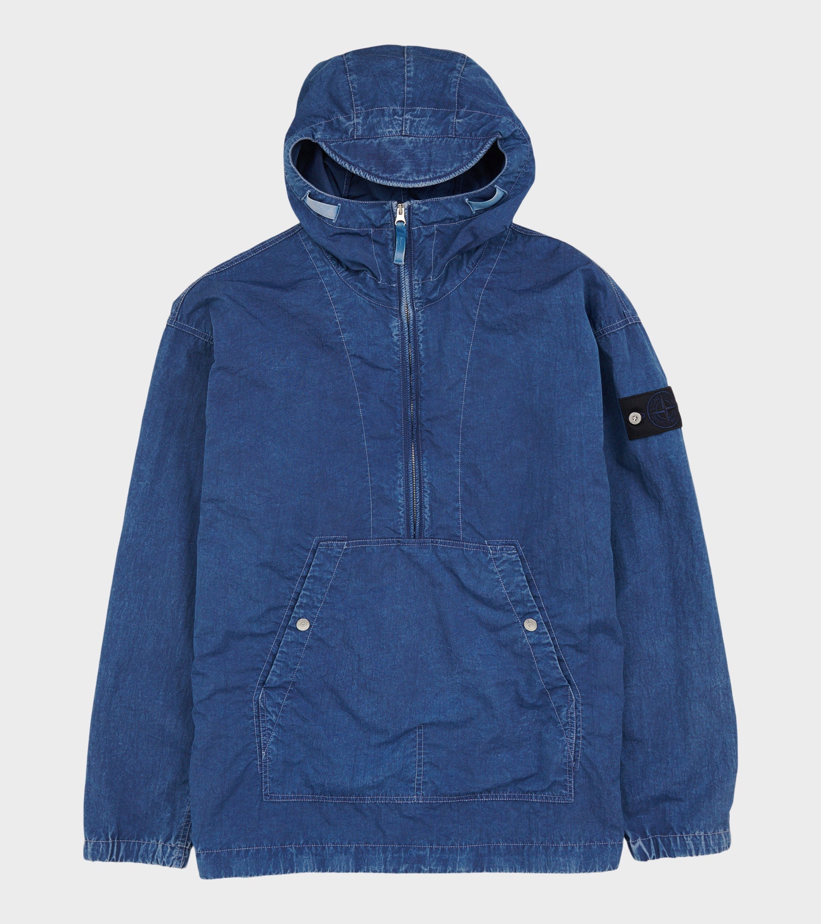 Hollow Fibre Nylon Indigo-TC + Marmo Corrosion Jacket Blue