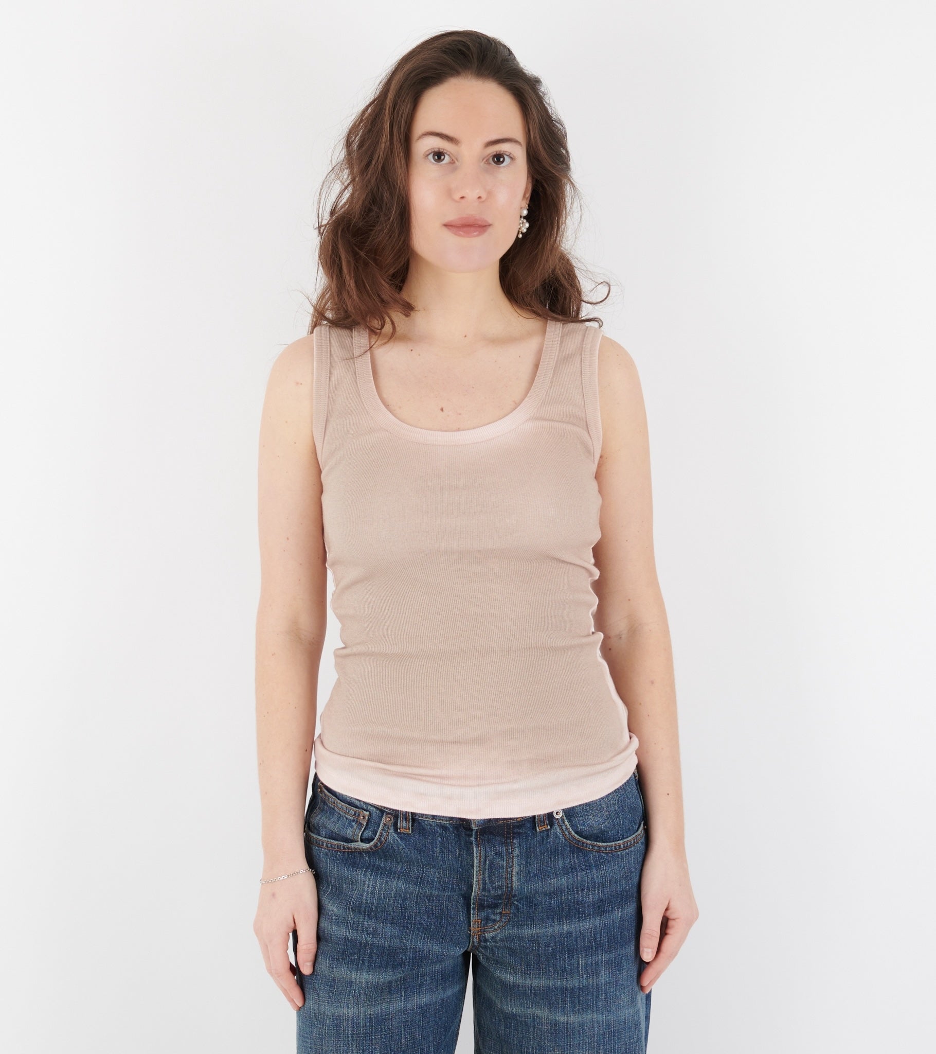 Lua Tank Top Light Pink/Sand