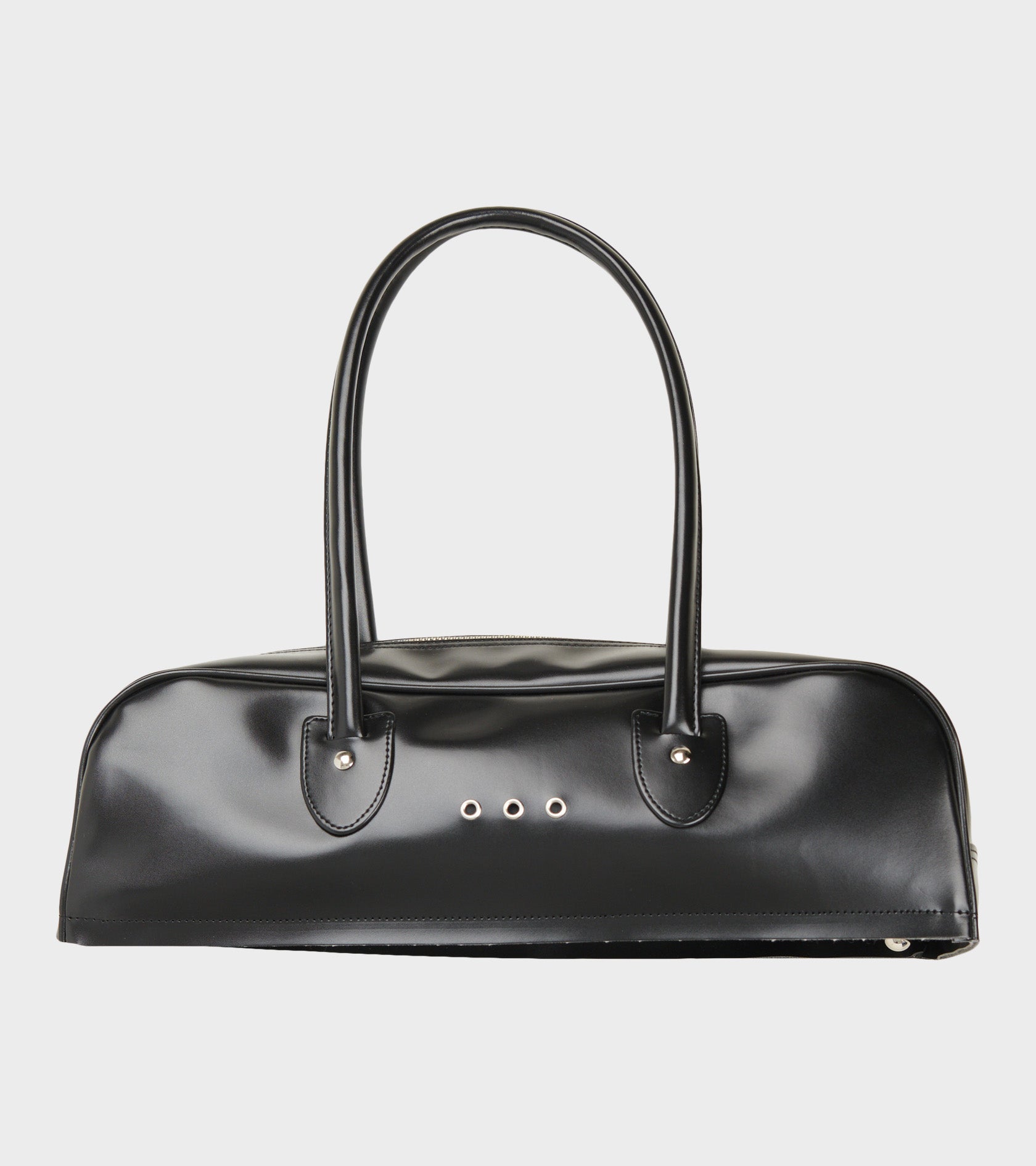 Large Bowler Shoulder Bag Black