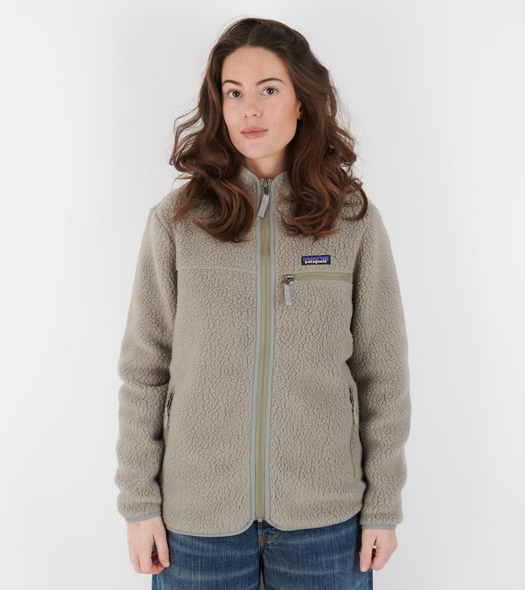 W's Retro Pile Jacket River Rock Green
