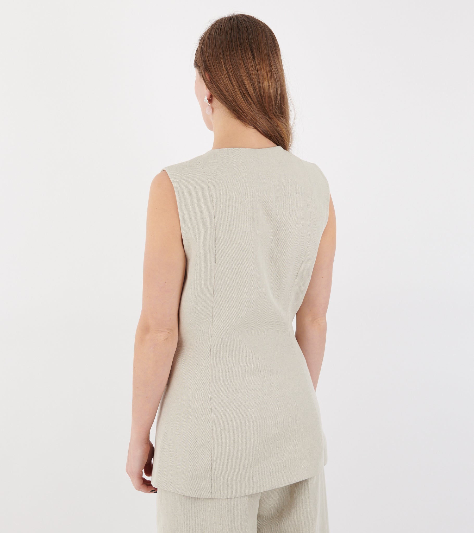Clementine Waistcoat Natural