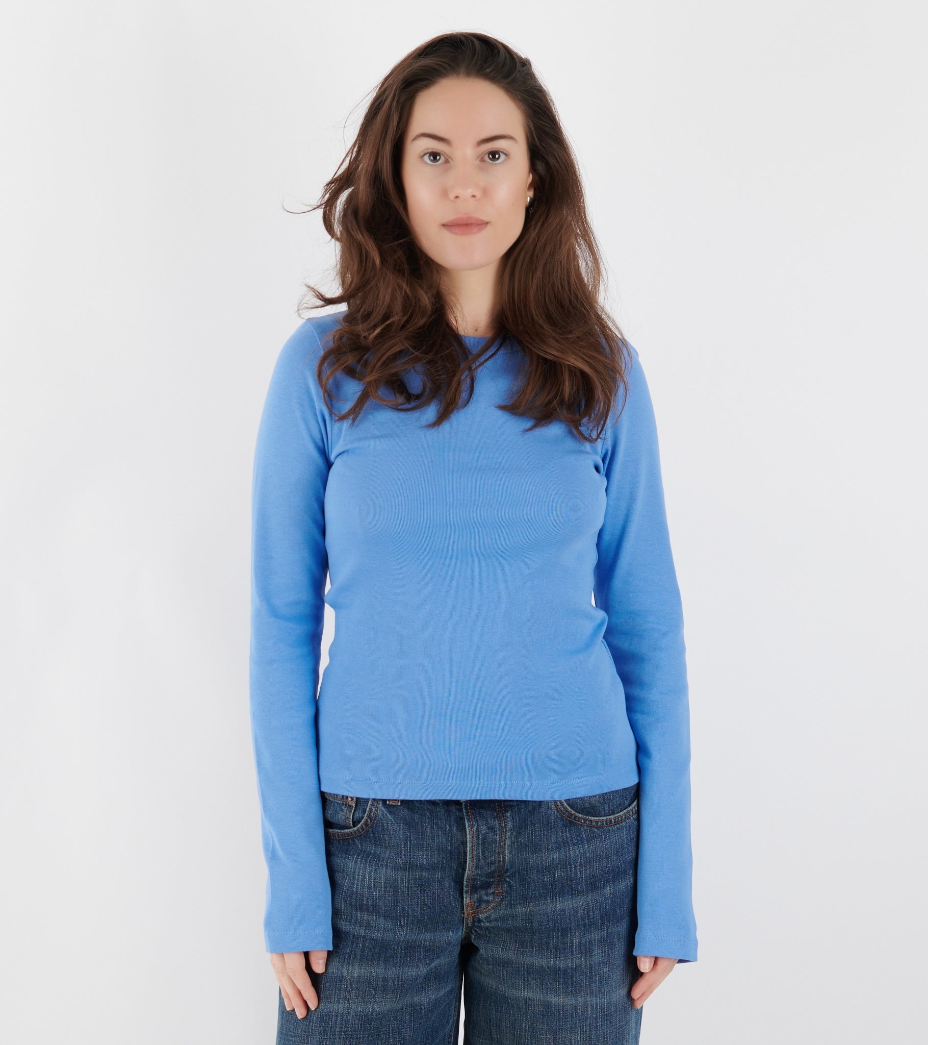 Line Tee Sky Blue
