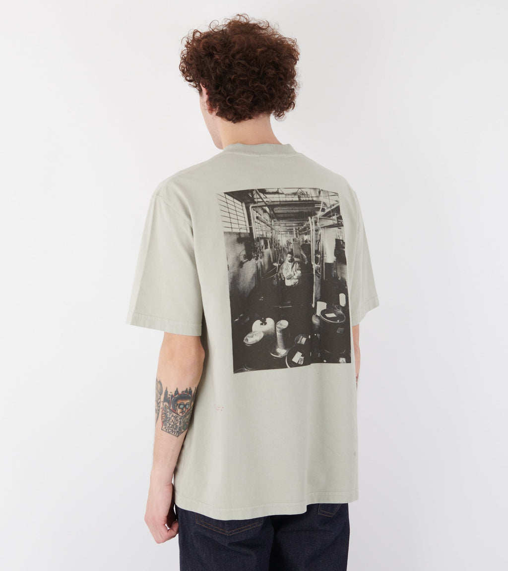 Print T-shirt Sandy Grey