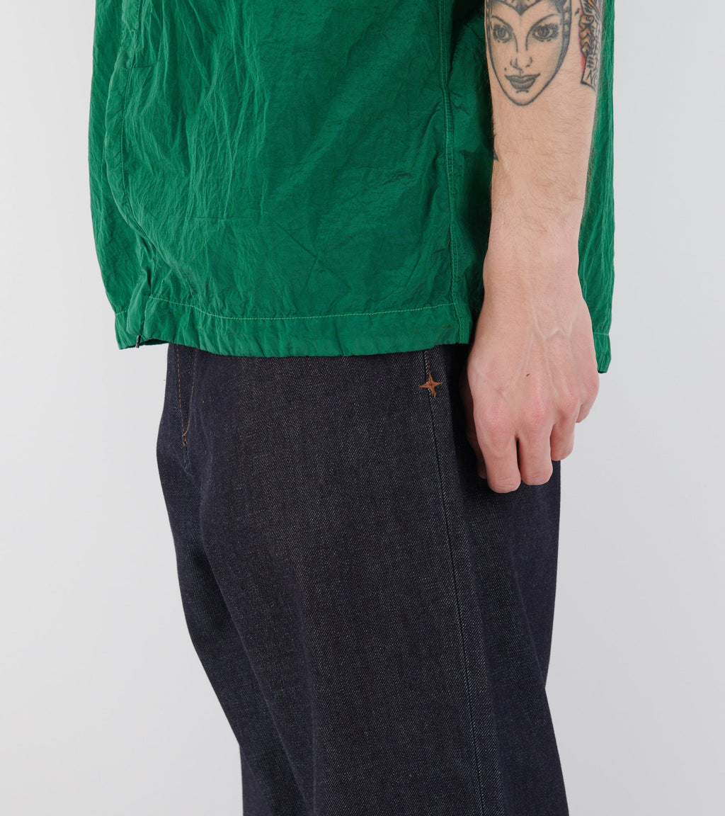 Indigo Denim Raw Jeans Loose Blue