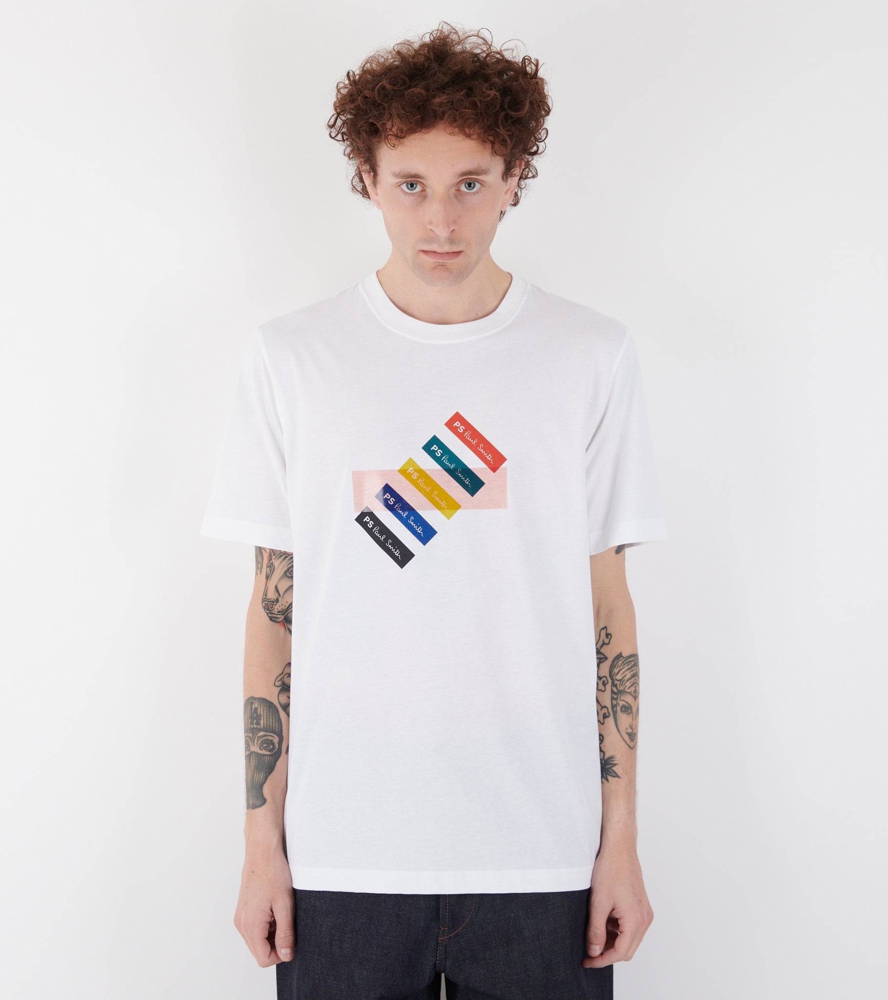 Color Logo T-shirt White