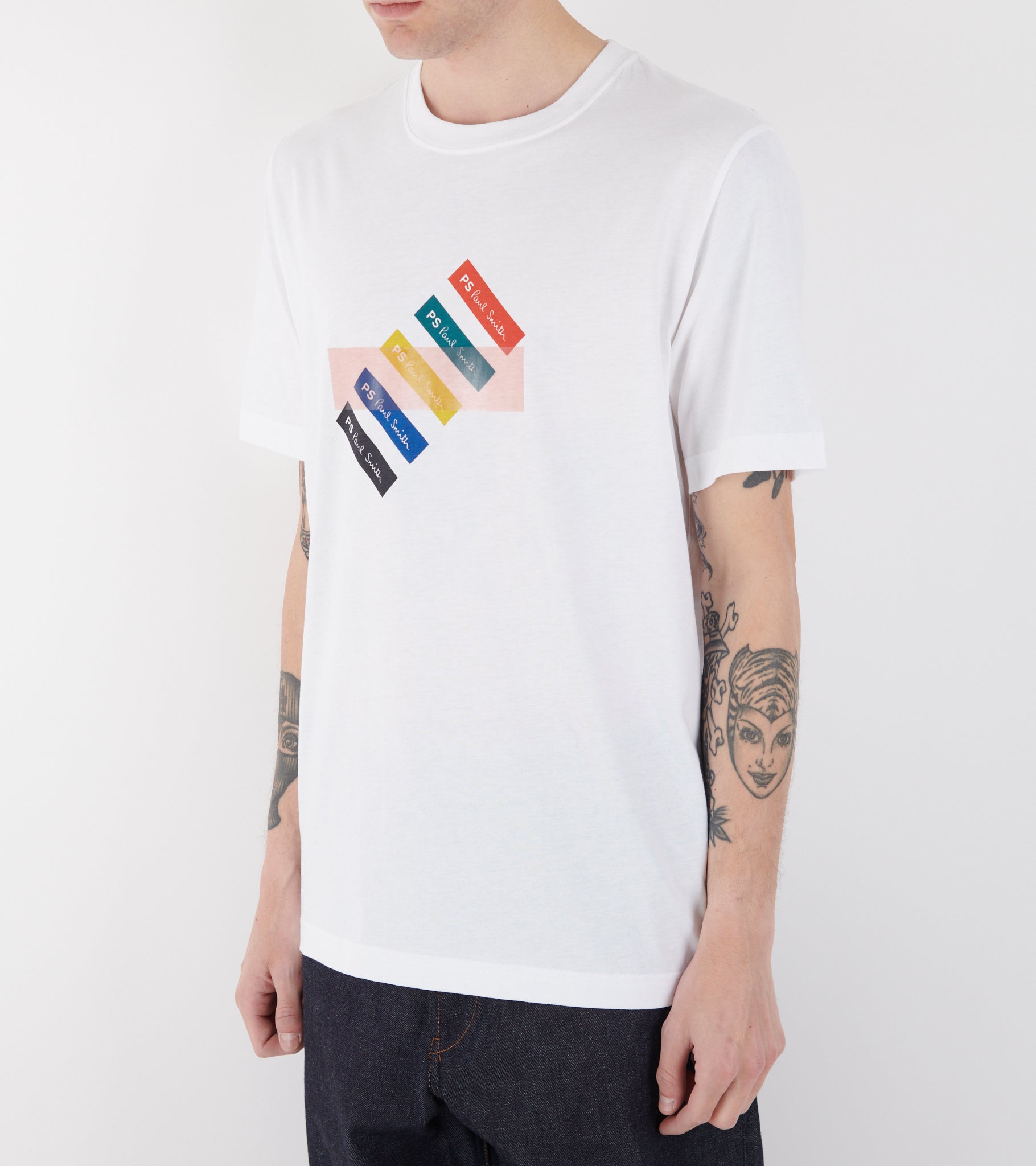 Color Logo T-shirt White
