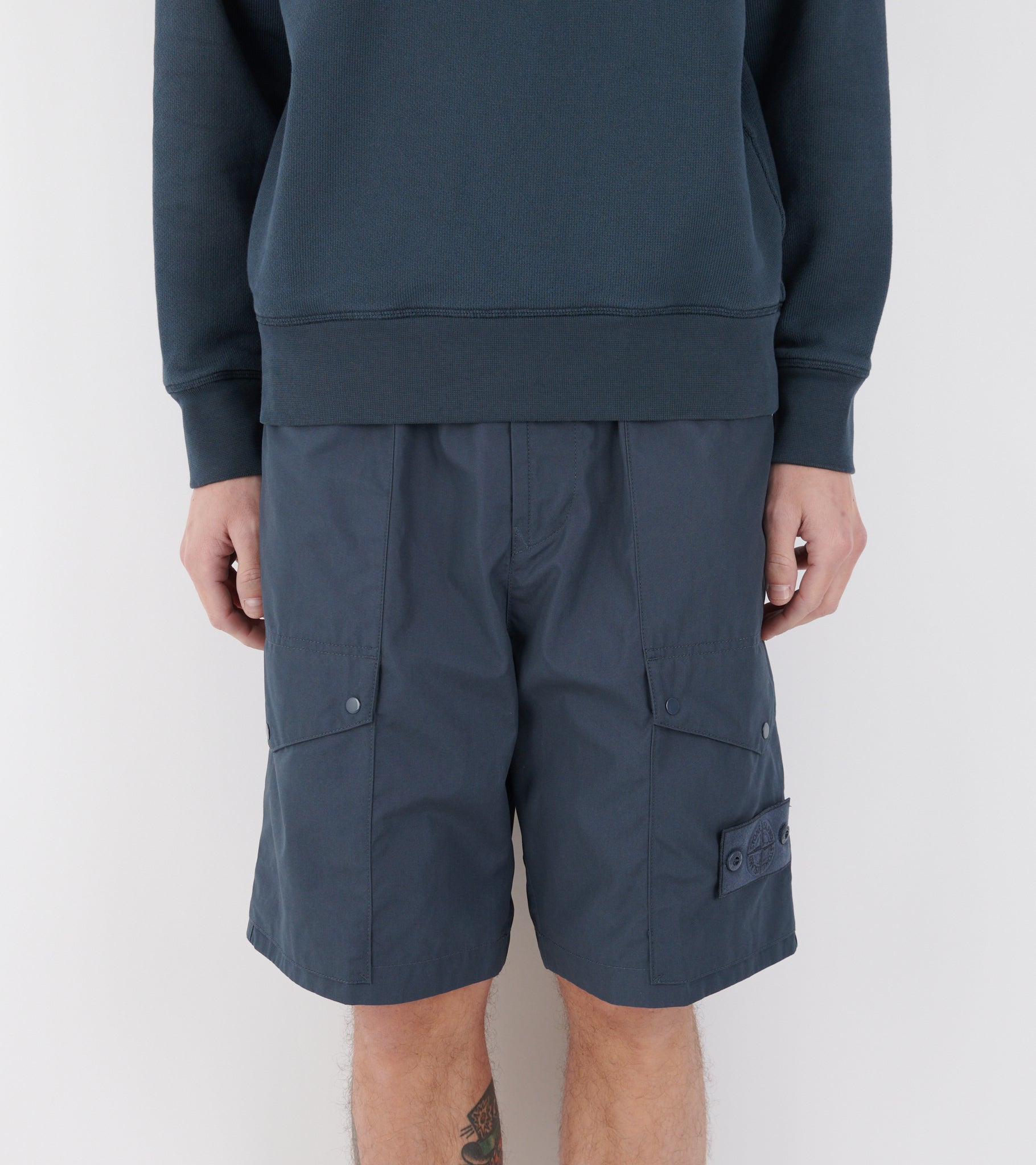 Bermuda Ghost Shorts Dusty Petrol Blue