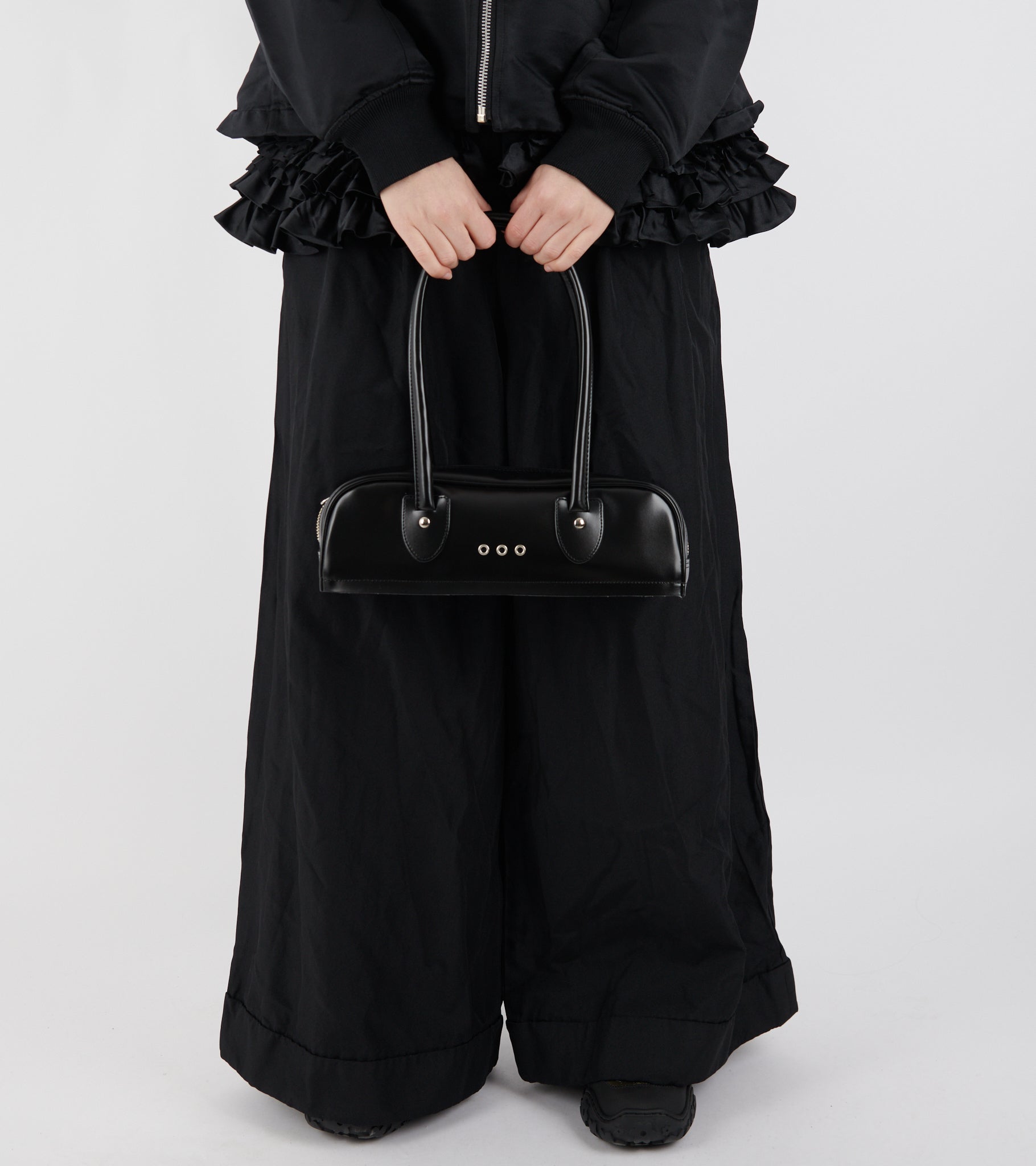 Small Bowler Shoulder Bag Black