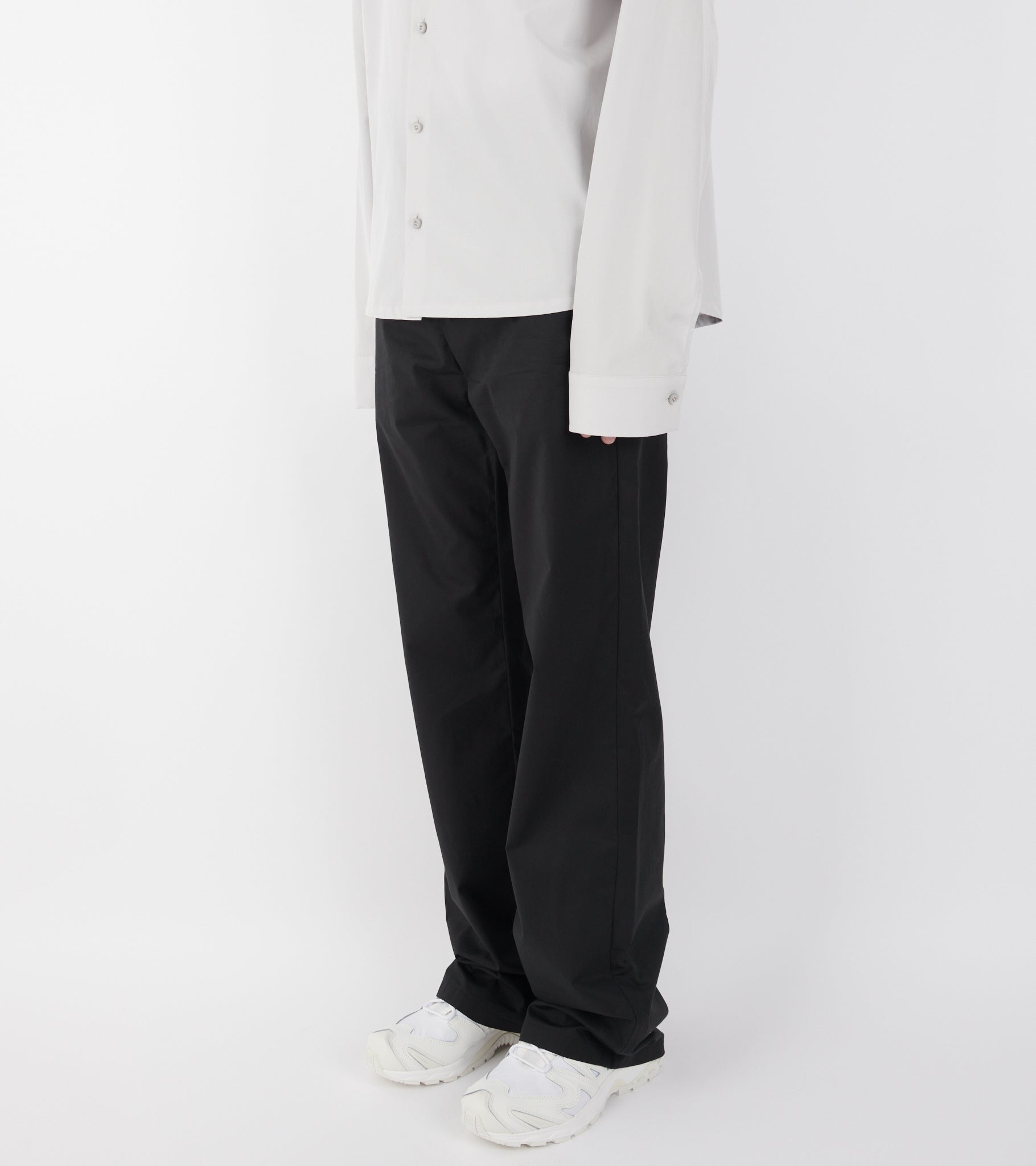 Cotton Trousers Black