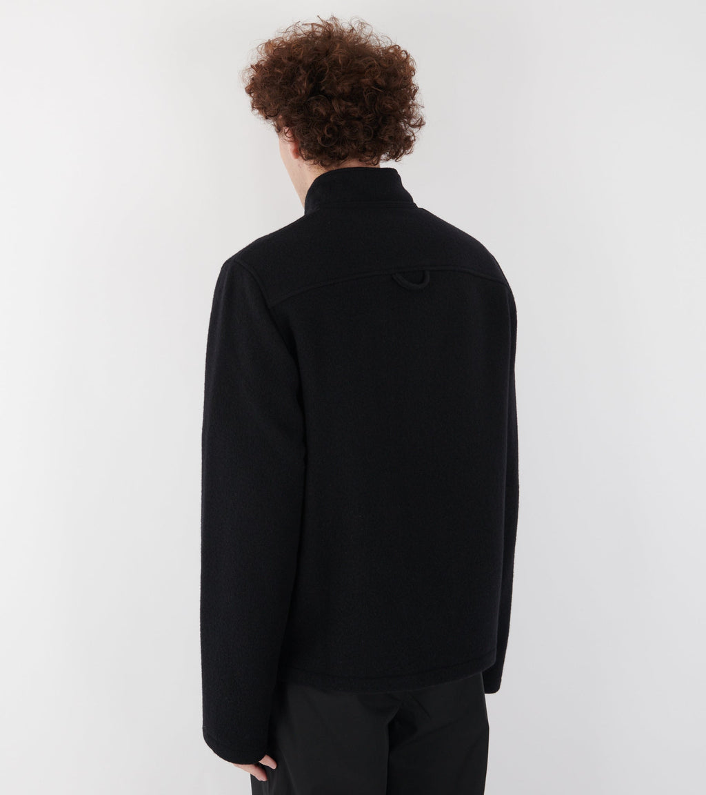 Fleece Full Zip Black