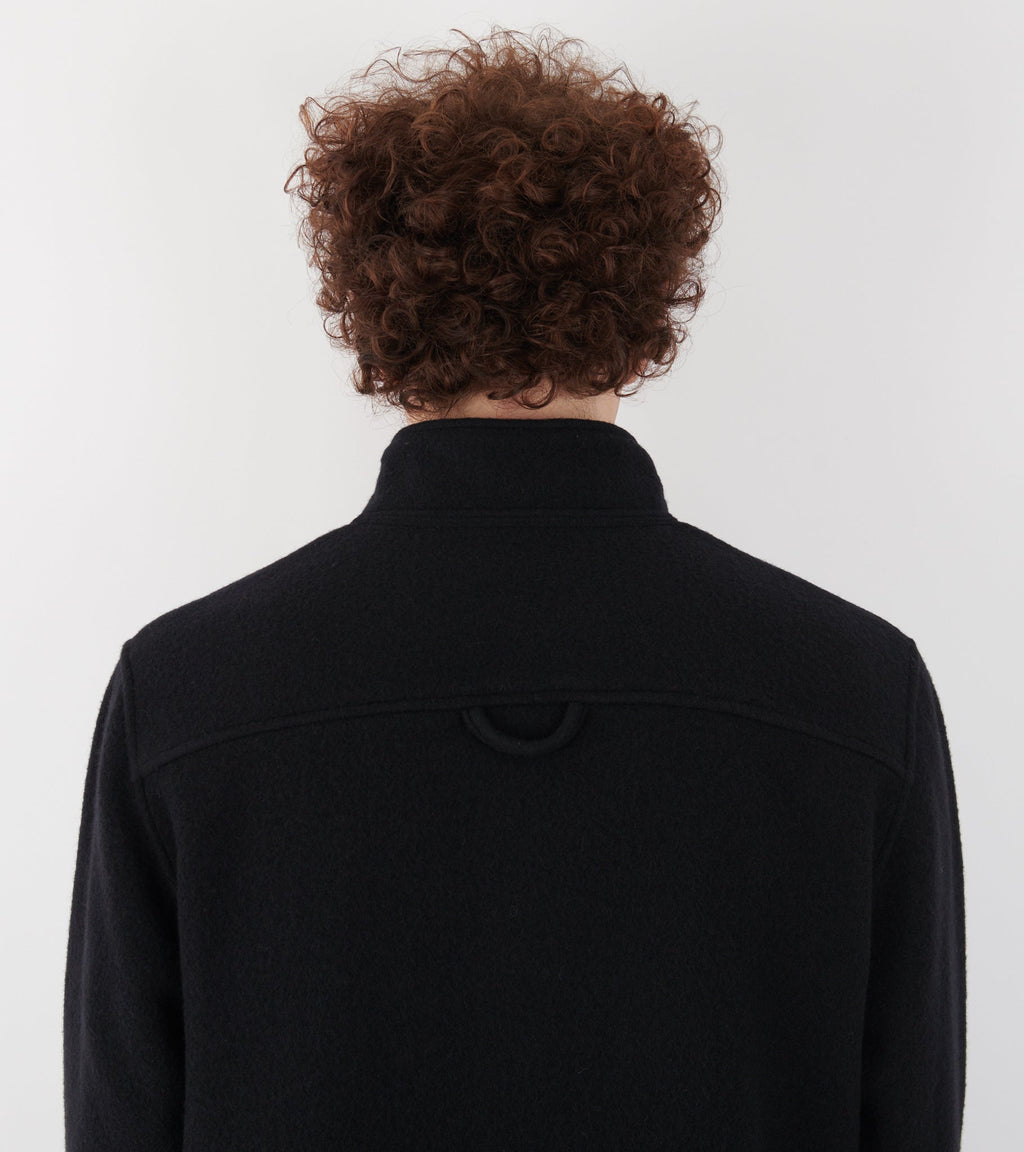 Fleece Full Zip Black