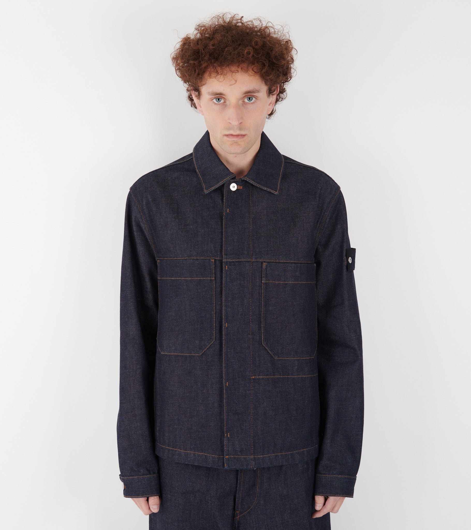 Indigo Denim Raw Jacket Blue