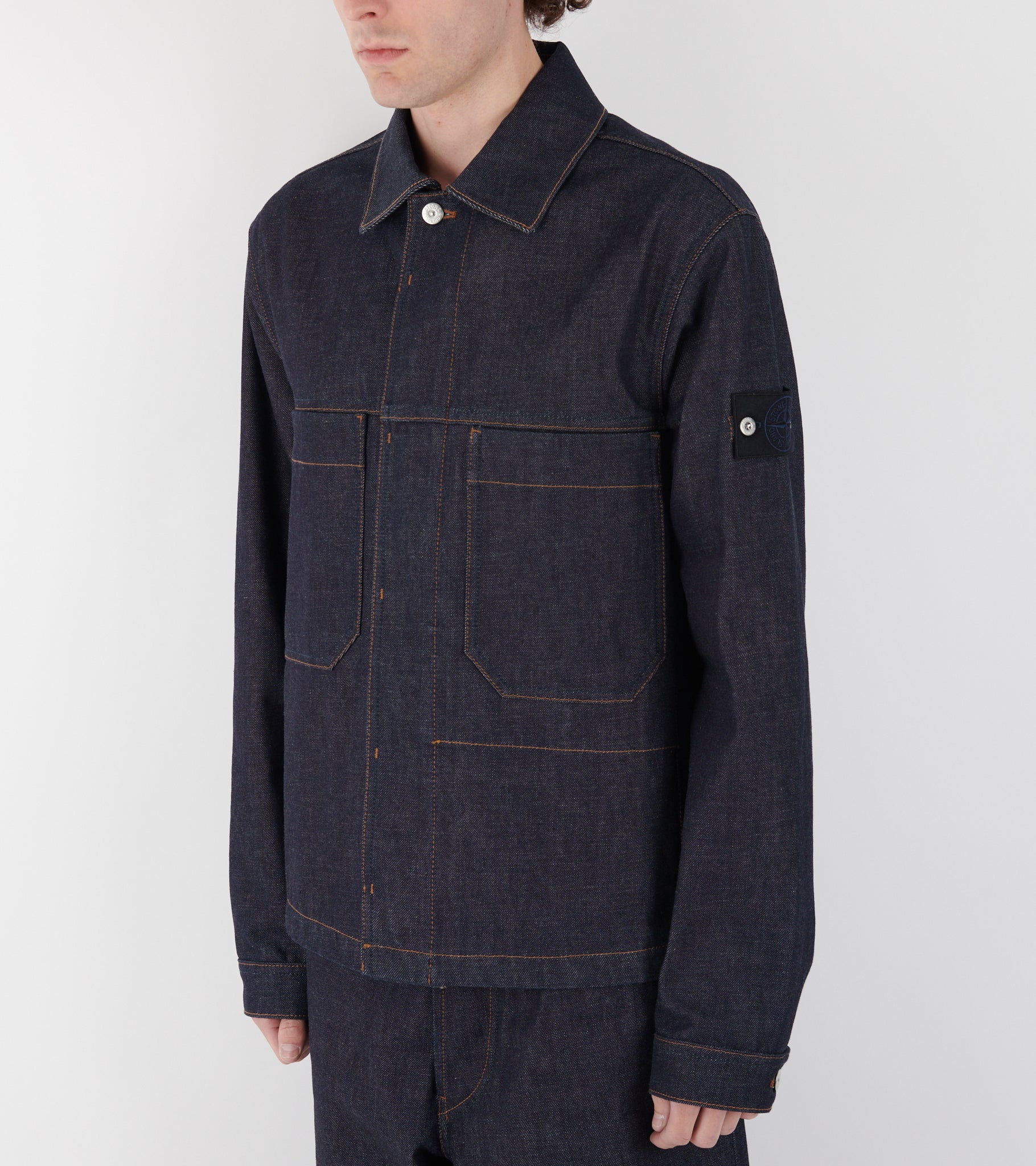 Indigo Denim Raw Jacket Blue