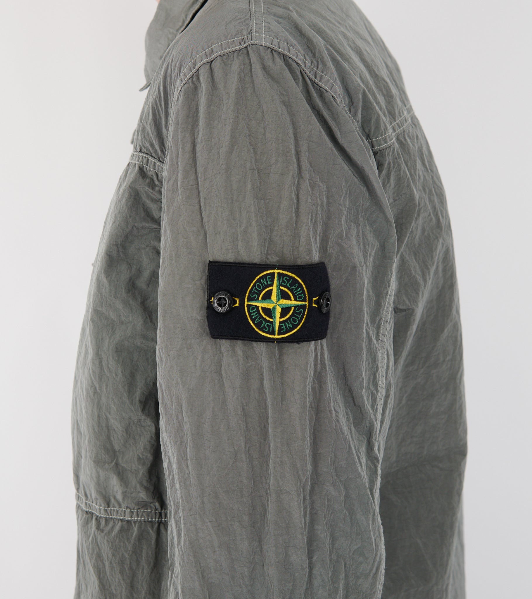 Econyl Nylon Overshirt Grey