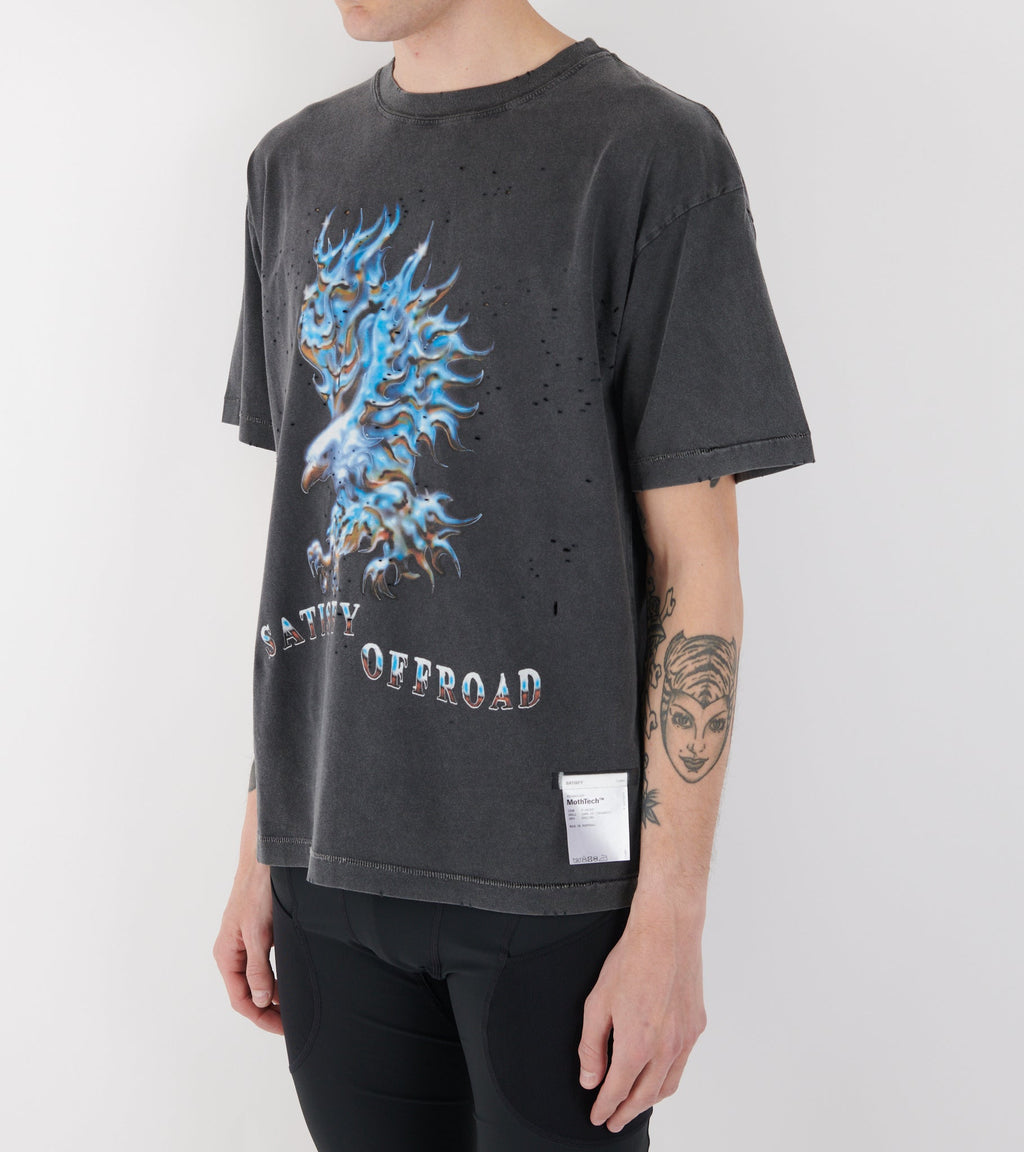 MothTech T-shirt Aged Black