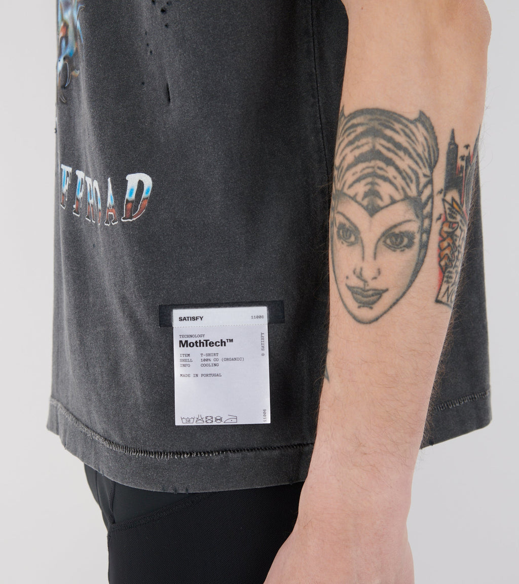 MothTech T-shirt Aged Black