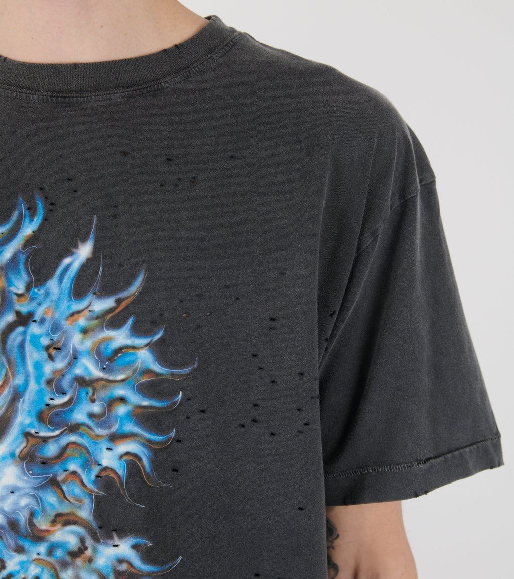 MothTech T-shirt Aged Black