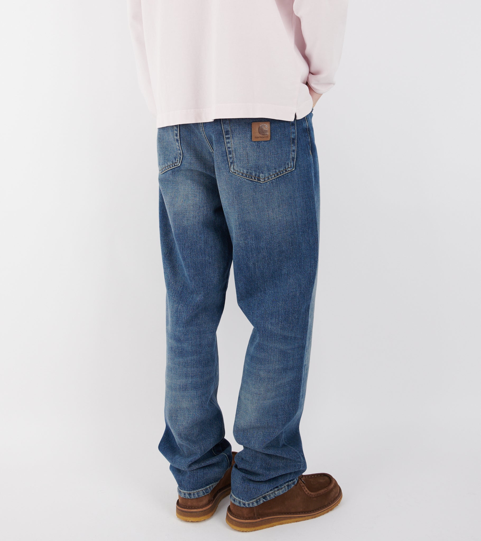 Aaron Pant Blue Dark Used Wash