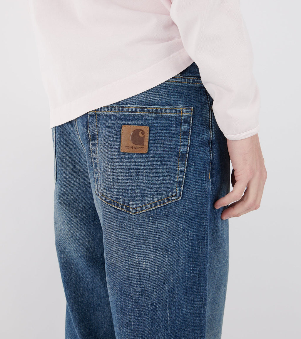 Aaron Pant Blue Dark Used Wash