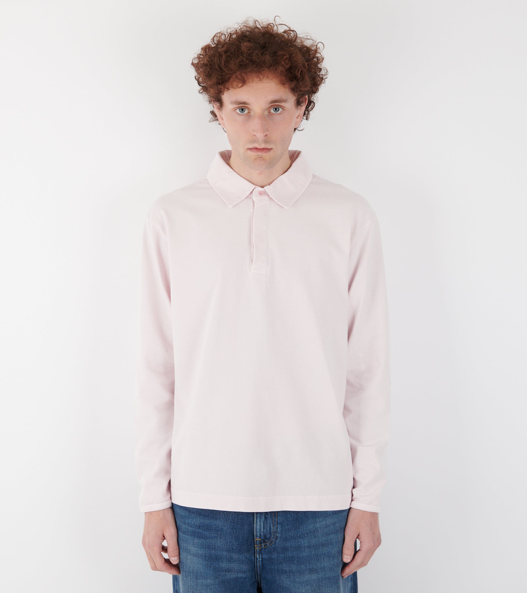 Heavy Jersey Rugby Polo Pink
