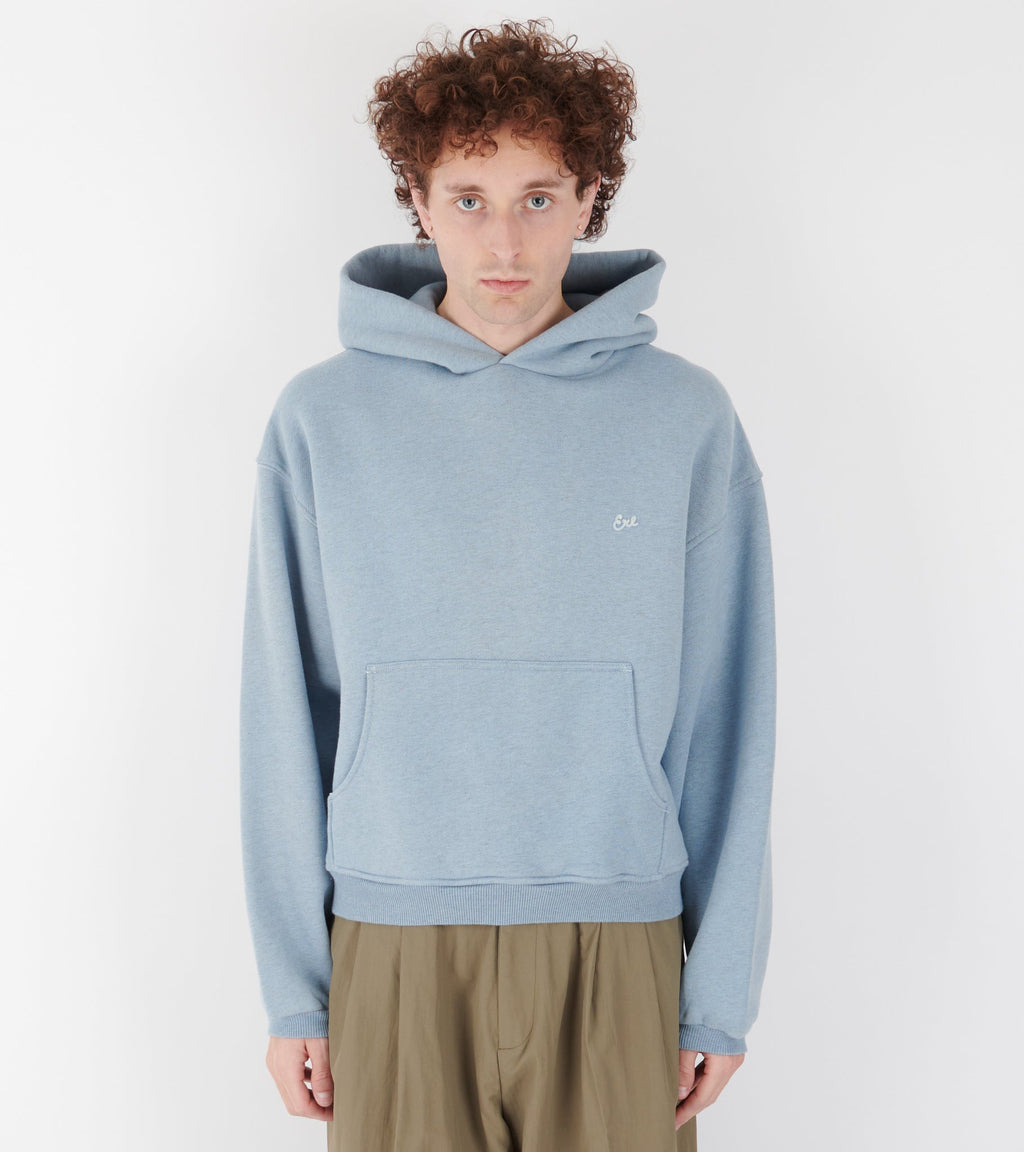 Heathered Hoodie Light Blue