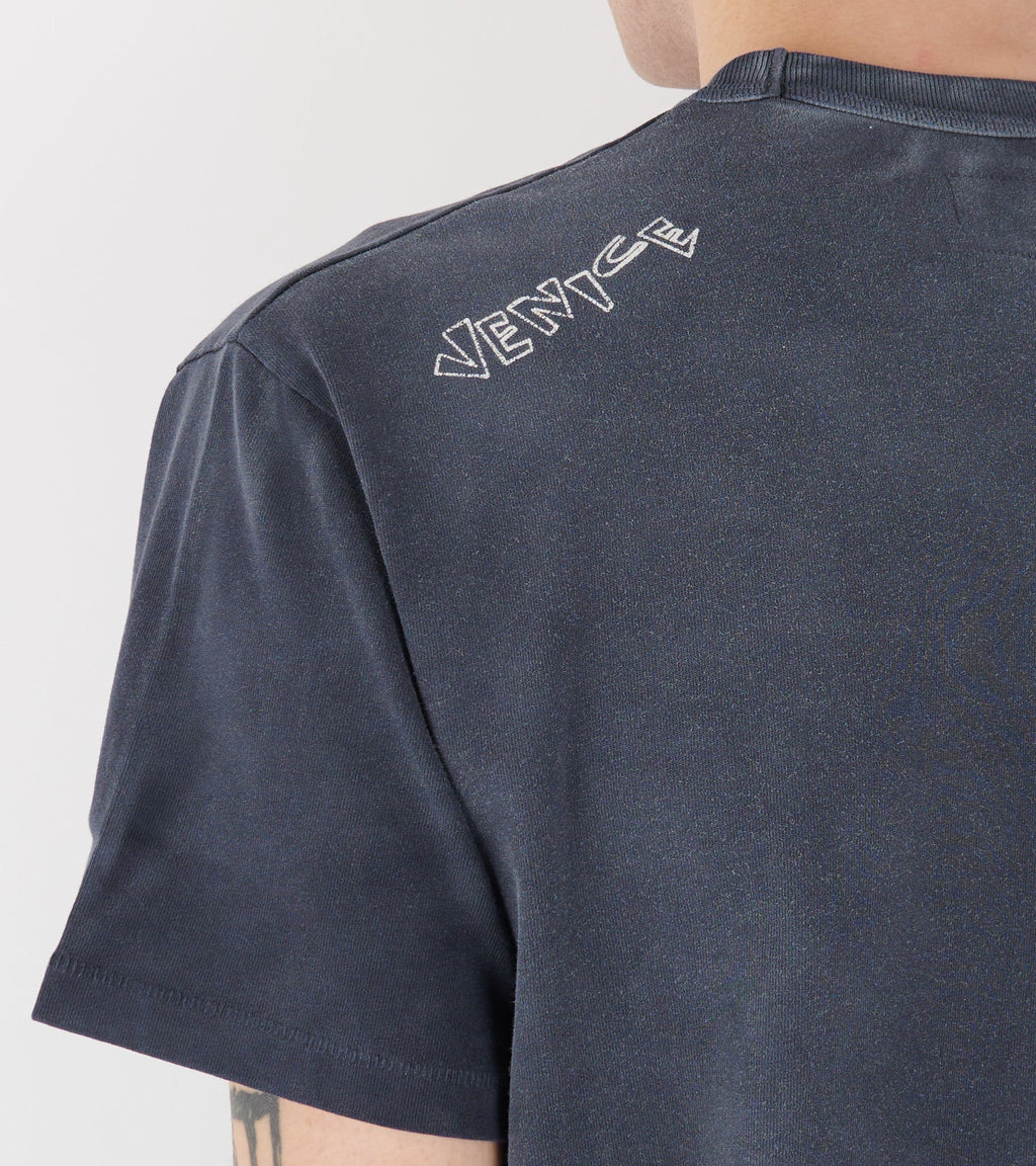 Puke T-shirt Vintage Dark Blue