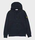 Organic Cotton Zip Hoodie Navy