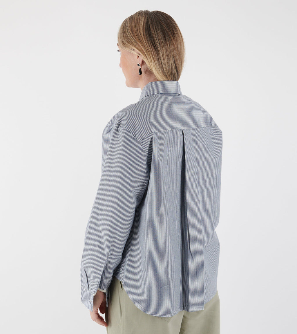 Paulina Shirt Striped Mix Blue Boy