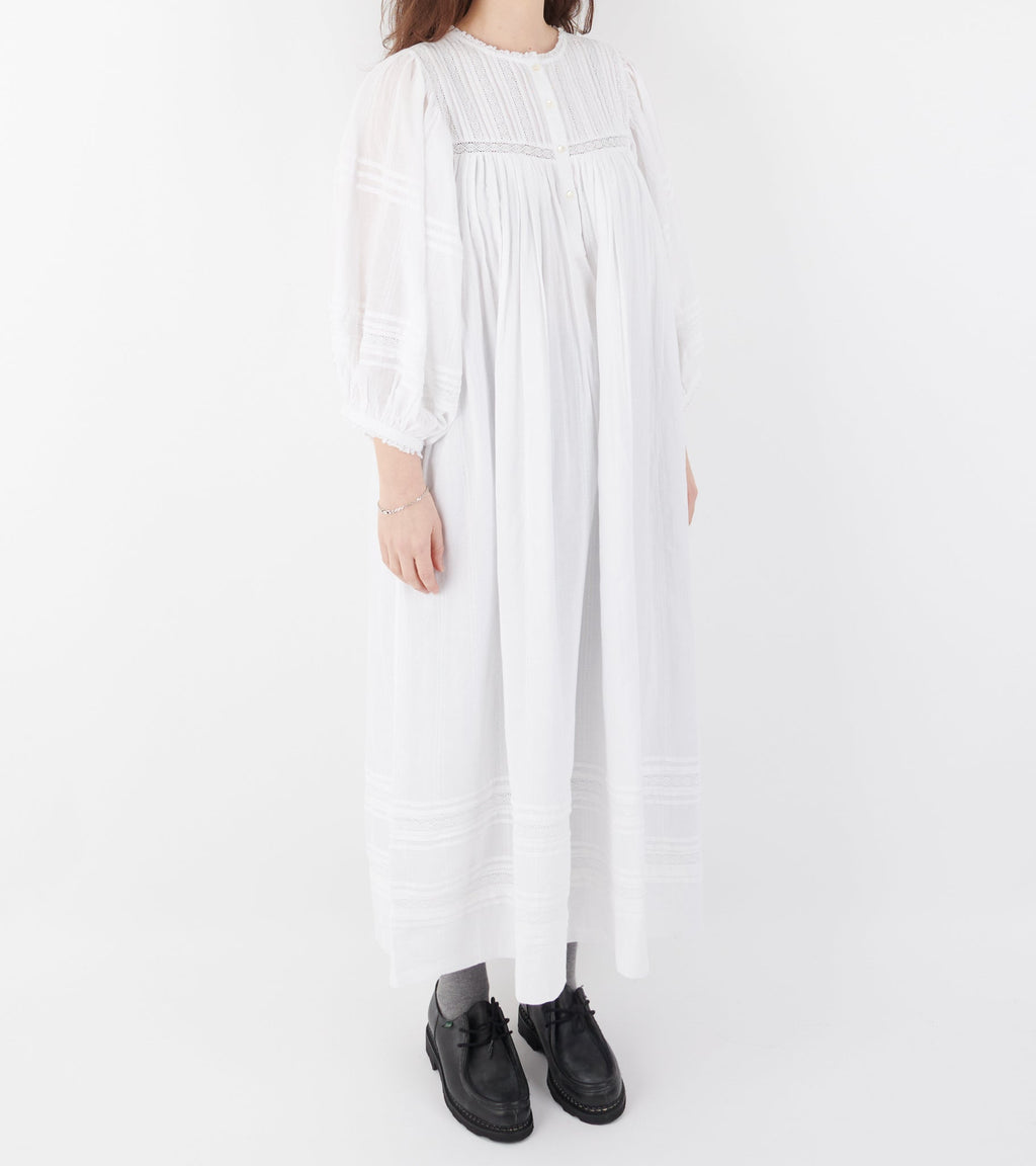 Florentine Dress Optic White