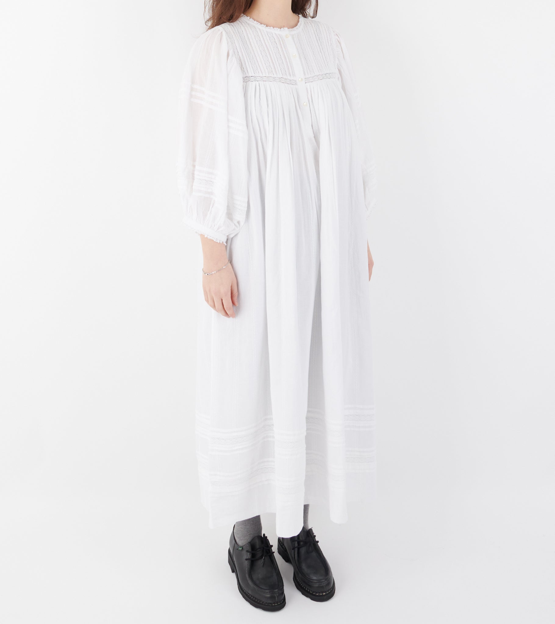 Florentine Dress Optic White