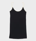 101 Strap Top Kontrast Black/Ecru
