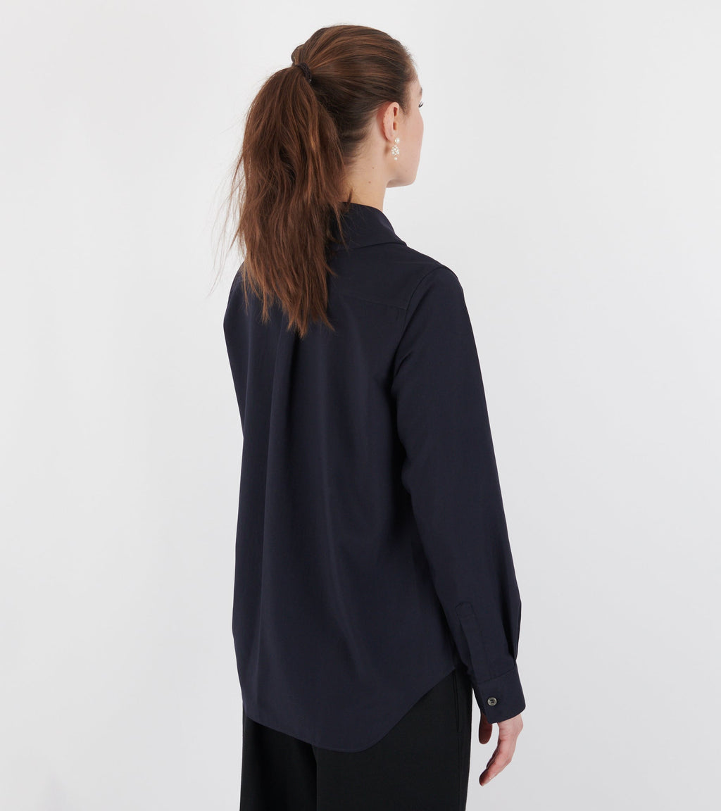 Flower Shirt Navy