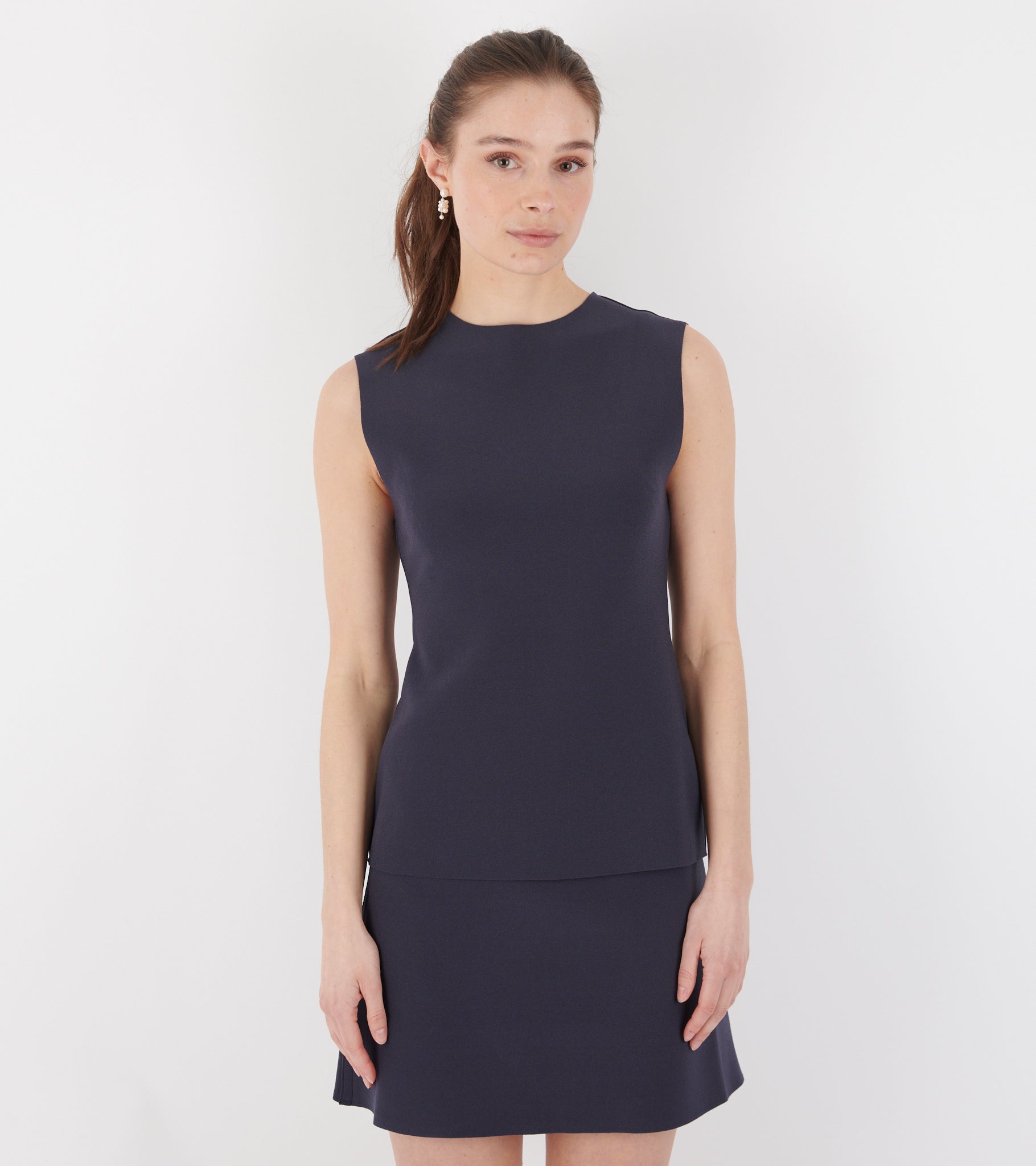 Lay2 Drape Top Mood Indigo