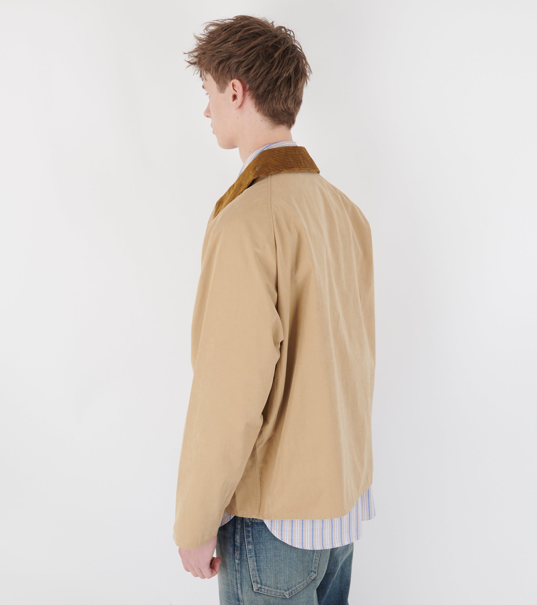 Transporter Oversized Casual Jacket Stone