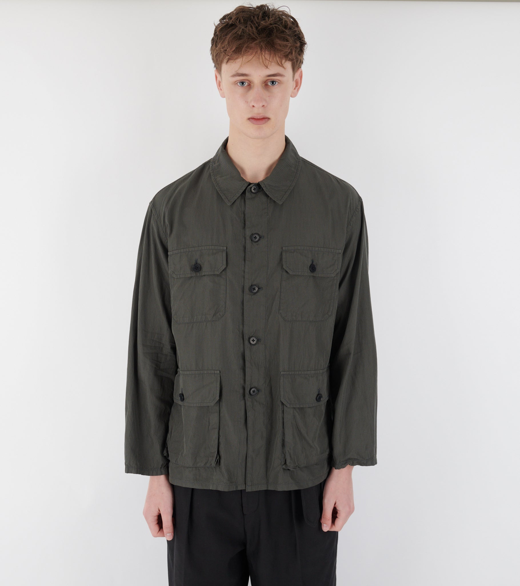Safari Shirt Jacket Ink Black