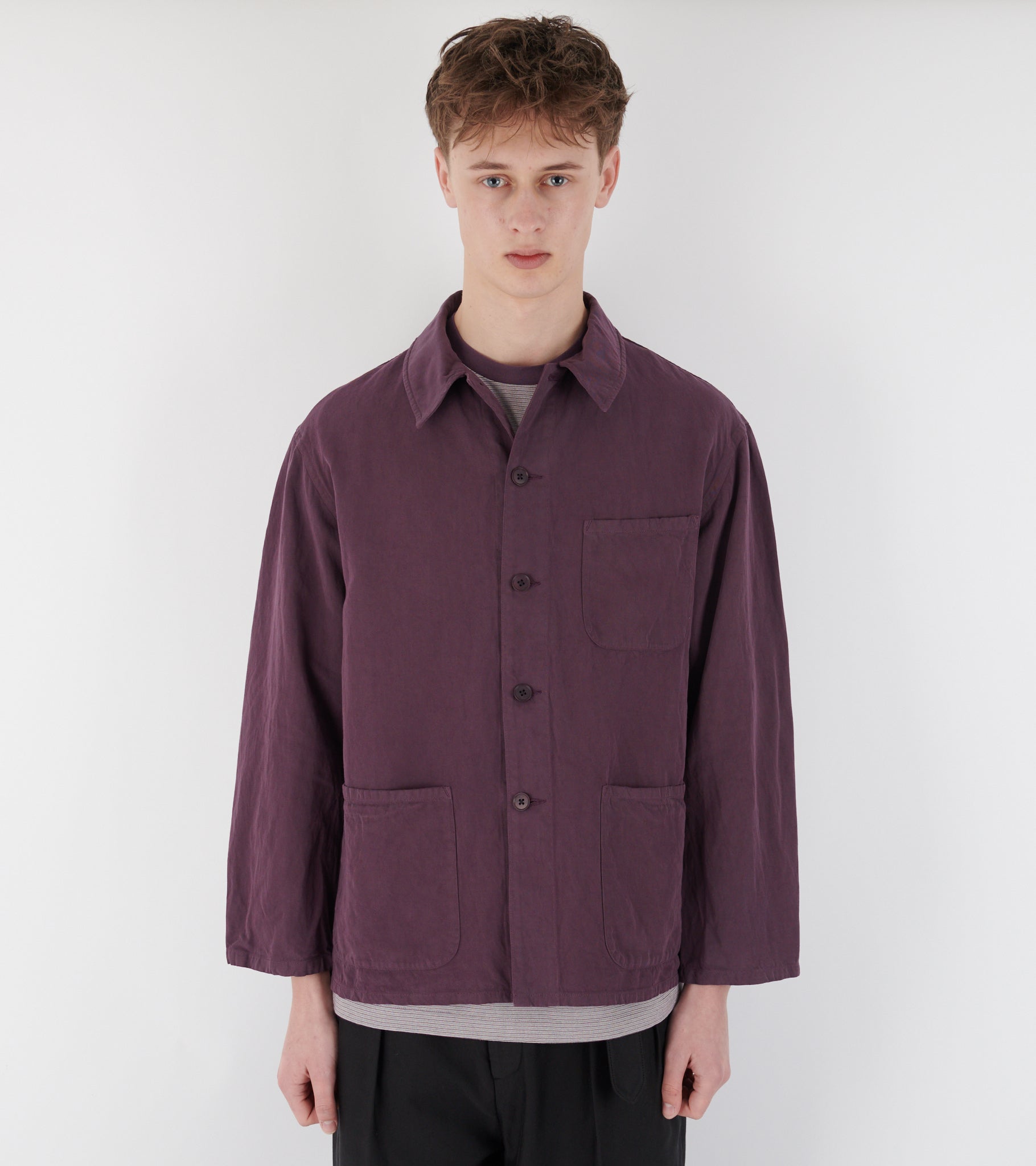 Work Shirt Jacket Violet
