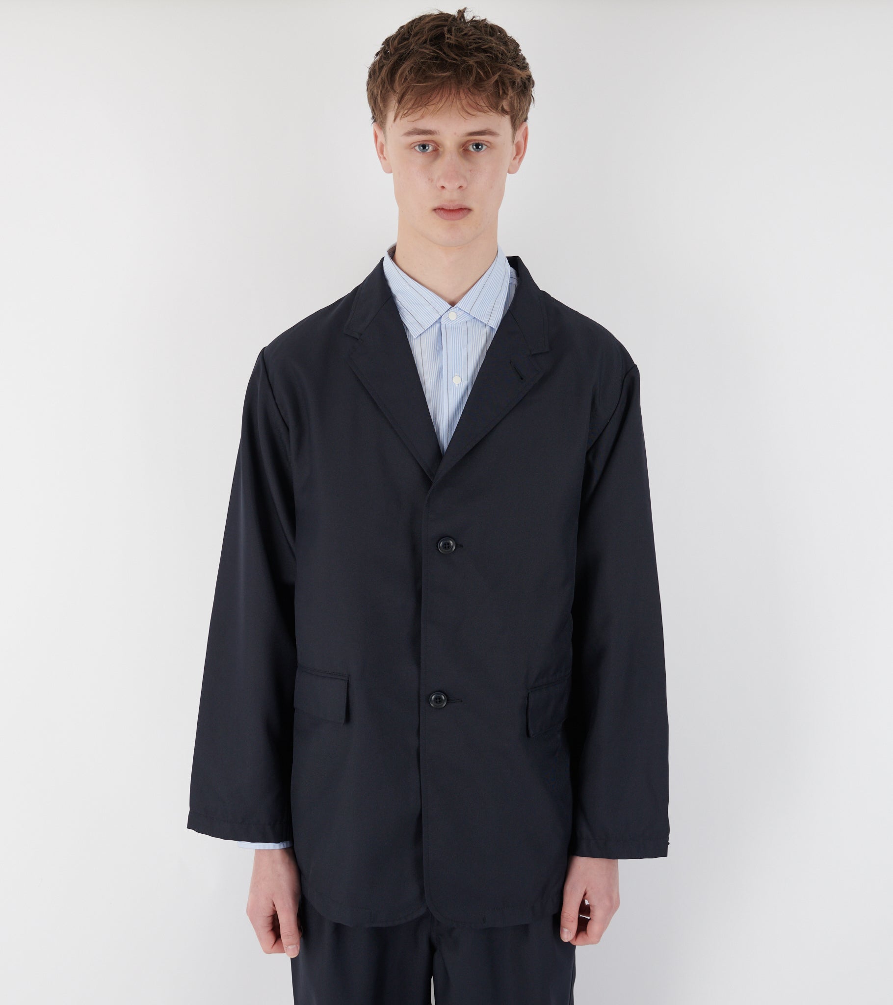 Twill Club Jacket Navy