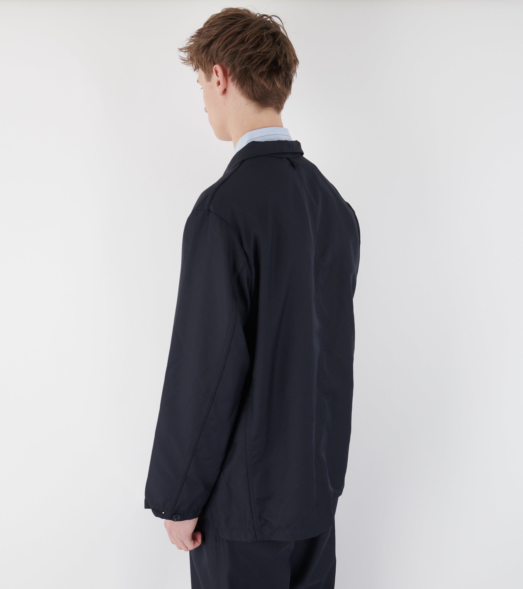 Twill Club Jacket Navy