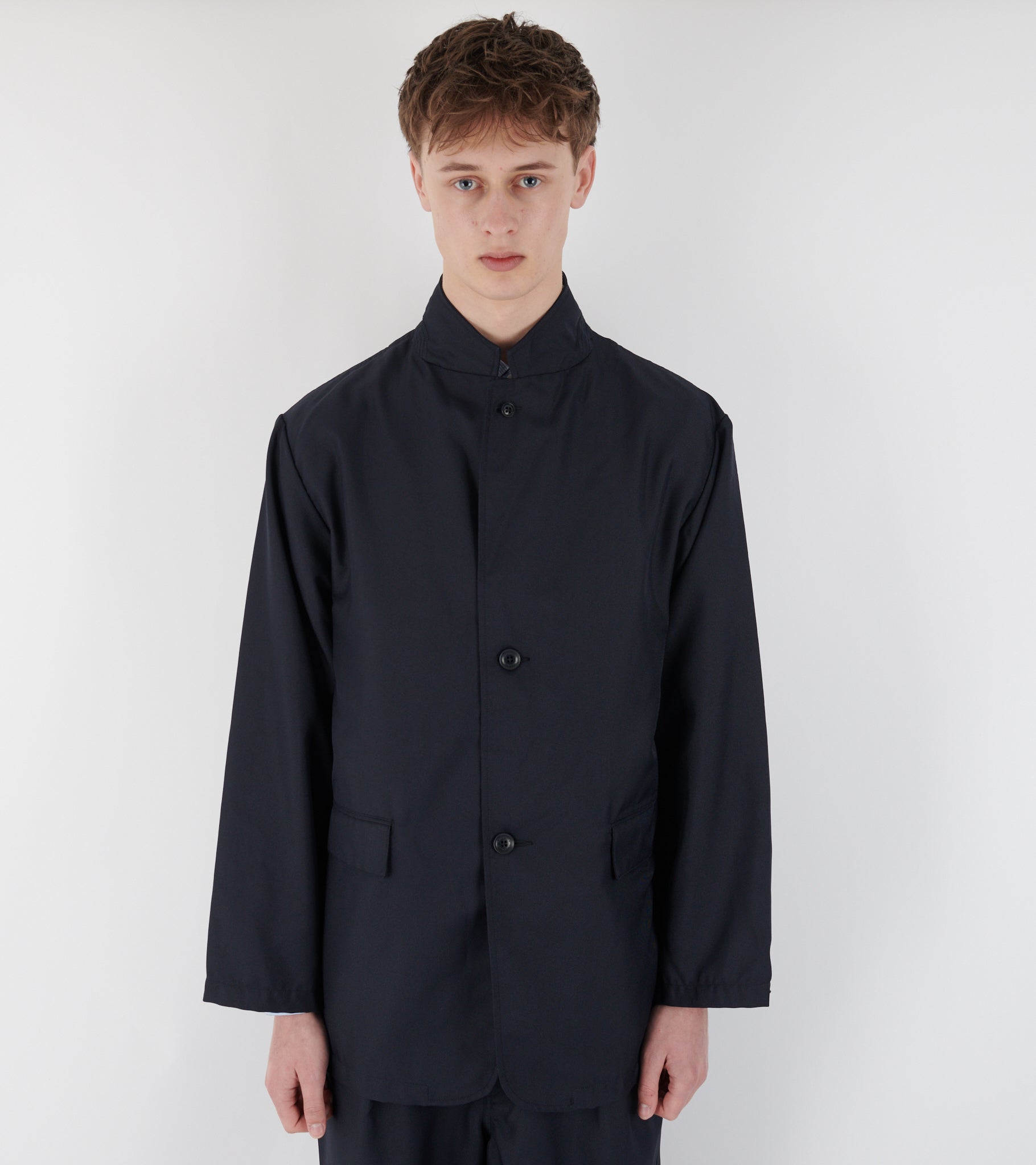 Twill Club Jacket Navy