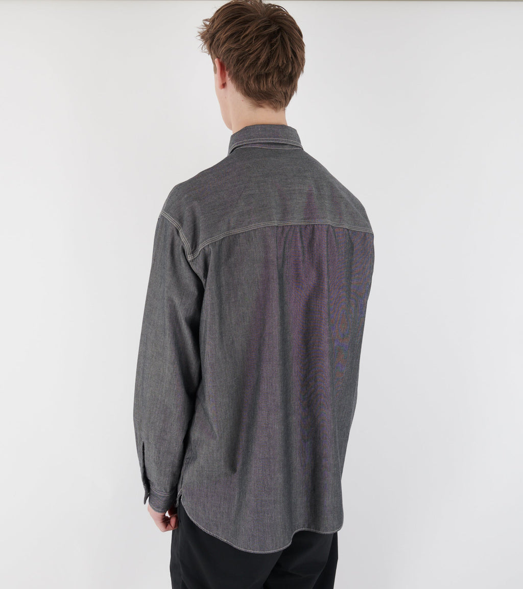 OOAL Chambray Shirt Grey