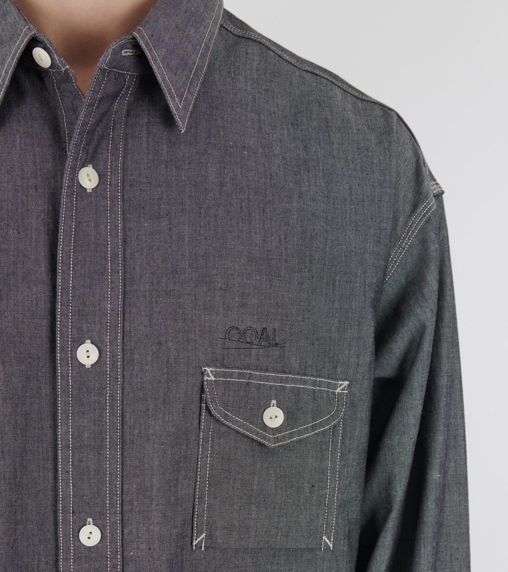 OOAL Chambray Shirt Grey