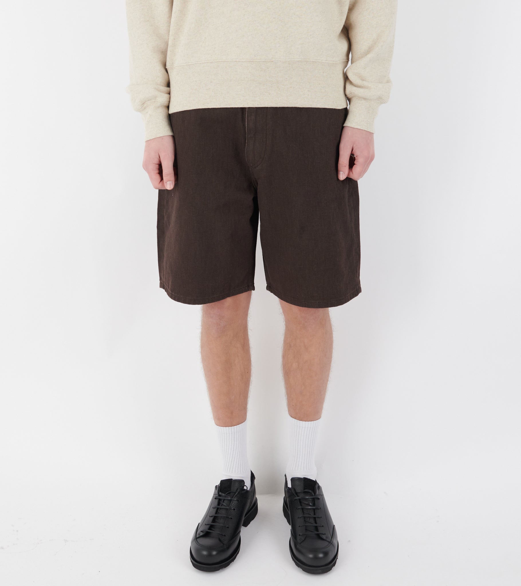 Korshavn Relaxed 5 Pocket Resist Dyed Twill Short Shale