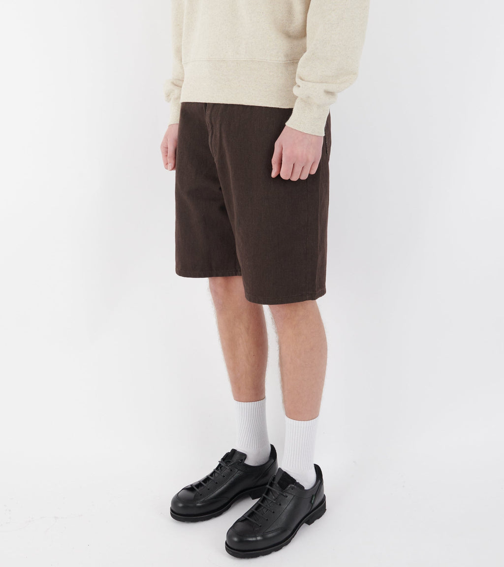 Korshavn Relaxed 5 Pocket Resist Dyed Twill Short Shale